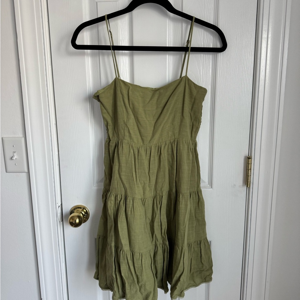 Forever 21 Green Tiered Sundress